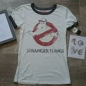 NWTStranger Things Tee Shirt Ghost Busters Small